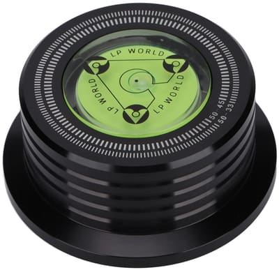aladdien - Vinylplatenstabilisator - LP-recordgewichtstabilisator - Voor optimale stabiliteit - Aluminium - Draaitafels schijfstabilisator - Geschik...