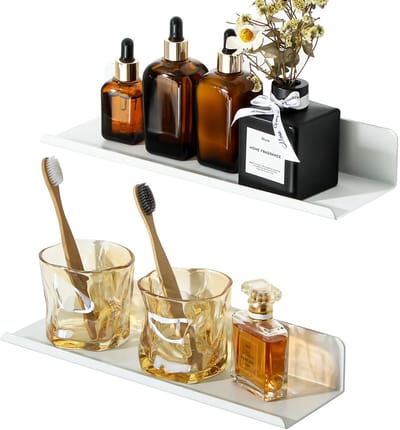 Unyqoos® Zwevend Wandrek Set van 2 - Zelfklevende Planken voor Diverse Ruimtes