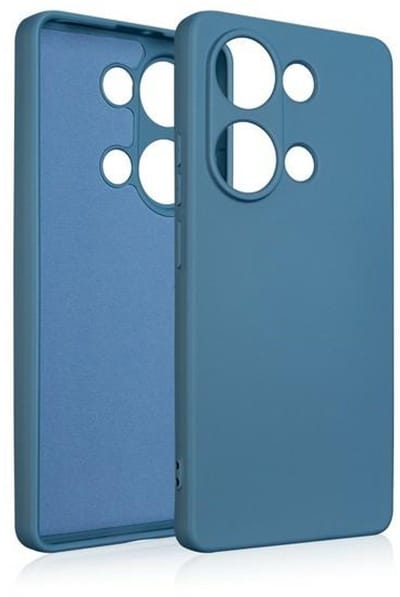 Beline Serie - Silicone Etui - Poco M6 Pro - Blauw - Luxe Bescherming