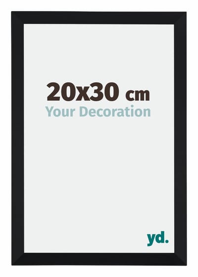 Your Decoration - Fotolijst 20x30 cm - MDF - Zwart Mat - Catania