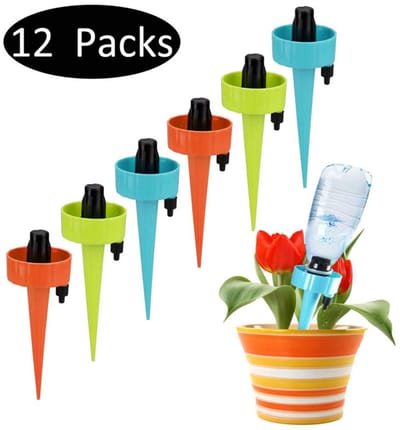 12 stuks druppelfles - voor kamerplanten - bewateringsset voor kamerplanten - automatische bewateringsfles - bewateringssysteem met druppelfles