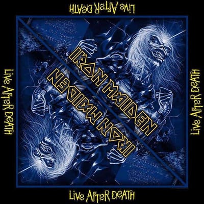 Iron Maiden - Live After Death Bandana - Zwart