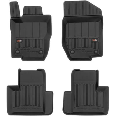 Frogum No.77 Automat / Vloermat - 3D Pasvorm - Geschikt voor Mercedes GL X164 2006-2012 - TPE Rubber - 4-delig - Hoge Rand 6cm - Zwart