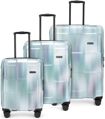Epic Crate EX Wildlife 4 wielen Kofferset 3-delig - Harde bagage - TSA slot - quantum aurora