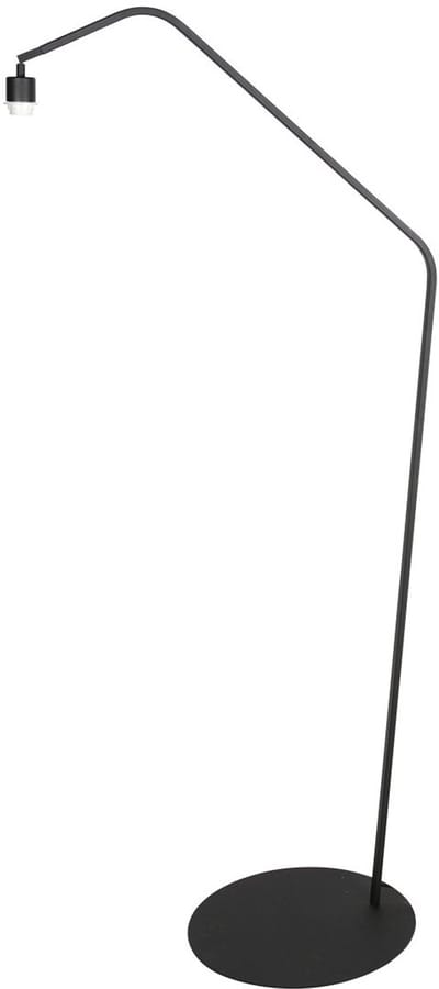 Anne Lighting - vloerlamp - ZigZag - zwart - metaal - losse armatuur - E27 - 4218ZW