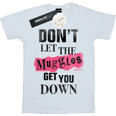 Harry Potter Dames/Dames Dreuzels Knipsels Katoen Vriendje T-shirt (Wit)