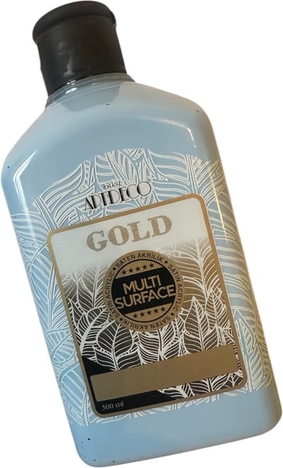 Artdeco Gold Multi-Surface Acrylverf 500ml Babyblauw , Glasverf, houtverf, keramiekverf, DIY Projecten
