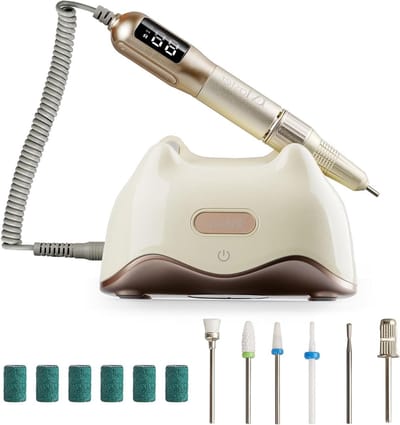 Elektrische Nagelvijl LED-display Professionele Nagelfrees Set Gelnagels Acrylnagels- Beginners Professional Manicure Pedicureset Thuis Nagelstudio's