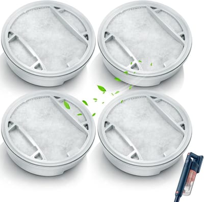 4 stuks filters vervanging voor Philips 5000 Series XV1651/01 XC5041 XC5043 XC5141 XC5142 XC5242 XC5243, XC5244 Batterij Stofzuiger - Mesh Katoen Filter