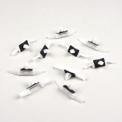 BCF383 10 Stuks Druiprand Sierlijst Klem, Wit voor Honda Acura : 91528-SR4-003