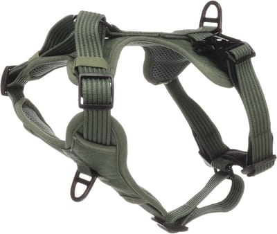 Flamingo Hond Harnas Cami Groen M 38-61cm 45-70cm 25mm