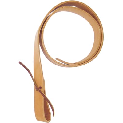 Langzaam western zadelaccessoire met lange leerkussens in leer Lakota