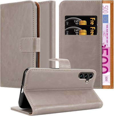 Cadorabo Hoesje geschikt voor Samsung Galaxy A13 5G in CAPPUCCINO BRUIN - Beschermhoes met magnetische sluiting, standfunctie en kaartvakje Book Case Cover Etui