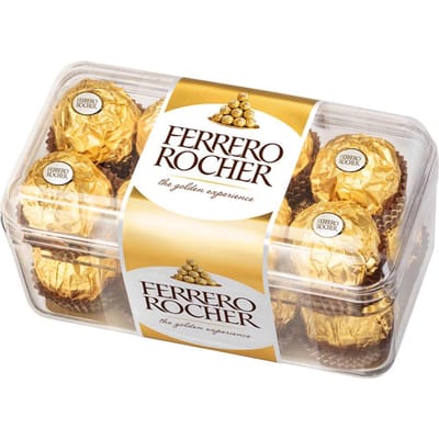 Ferrero Rocher Knapperige Wafel Met Romige Vulling En Hazelnoot In Chocolade 200 G