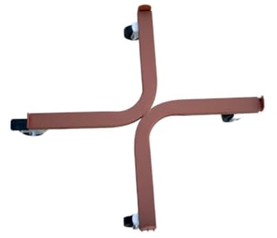 Plantenroller met industriële wielen - Stalen frame, geschikt voor binnen en buiten - Verschillende maten en kleuren