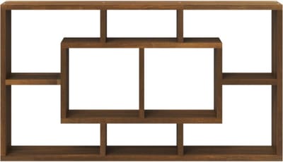 Wandschap 8 vakken bruineiken
