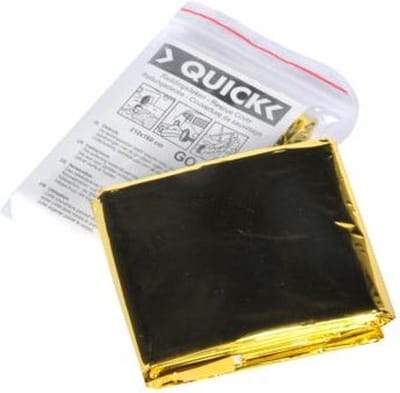 Quick reddingsdeken, goud/zilver, 210 x 160 cm