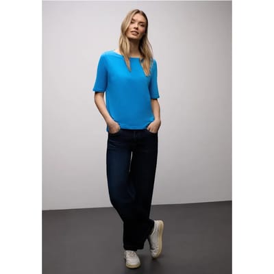 Shirt met boothals