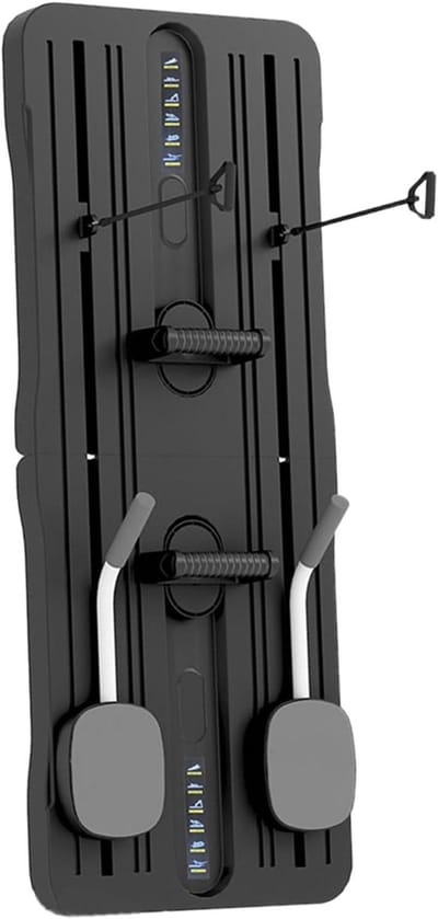 Pilates Board - Fitness Board - Thuis Training - Multifunctioneel Ontwerp - Opvouwbaar - Zwart
