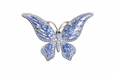 Vlinderbroche - Elegante Broche met Kristallen | Twinolo