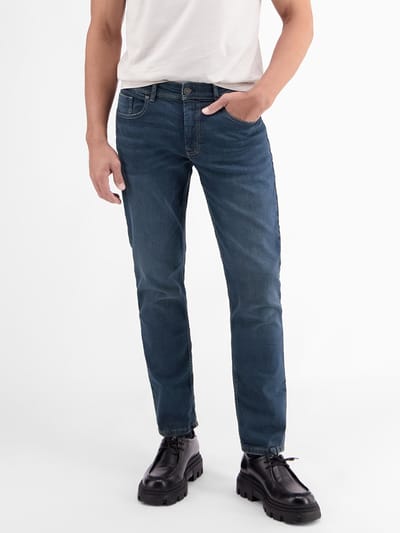 LERROS Baxter Relaxed Fit Jeans – Comfortabele stretch 5-pocket denim , Maat: W34_L32 , Kleur: CLASSIC NAVY , 99% katoen, 1% elastaan