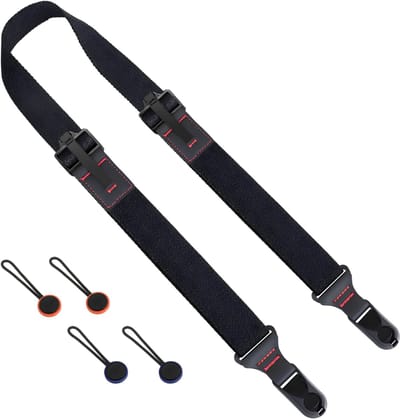 KAD® Camera Strap - Camera Riem - Camerariem - Zwart - 82cm x 4cm x 1cm