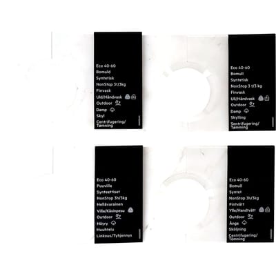 AEG programmaplaat, knop, zelfklevend, DA,NO,FI,SV 140117839203
