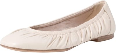 Dames Ballerina's Platte Zwarte Leren Pumps
