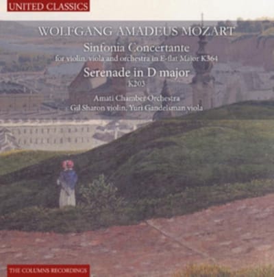 Gil Sharon, Yuri Gandelsman, Amati Chamber Orchestra - Mozart: Sinfonia Concertante / Serenade in D Major (CD)