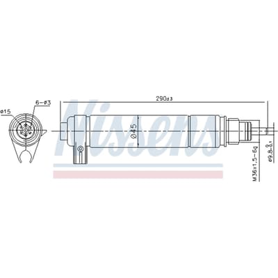 Droger, airconditioningsysteem NISSENS 95346