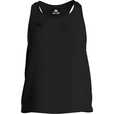 Kappa Ipef Mouwloos T-shirt Zwart L Vrouw