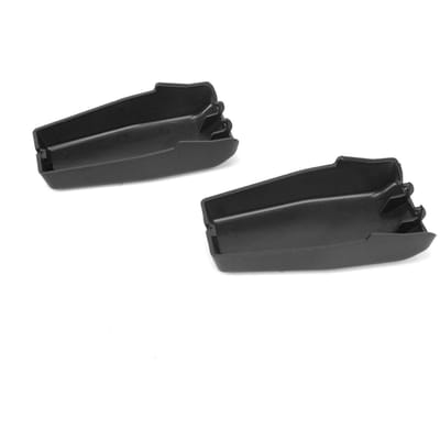 2 STKS Achterklep Scharnierkap Achter Bovenste Glazen Deur Achterklep Scharnierkap Sierlijst voor Wrangler JK & Unlimited 2007 2017 zwart