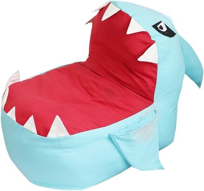 Knuffel Opbergstoel - Opbergkist Kinderen - Speelgoed Opbergen - Dubbele Functie - 30 x 50 x 40 cm - Blauw