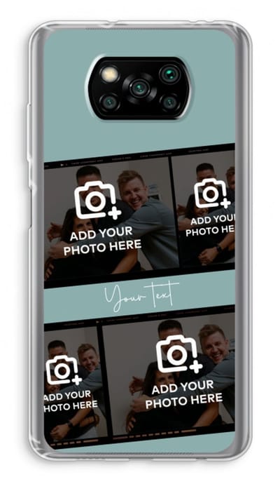 Gepersonaliseerd - Case Company® - Hoesje geschikt voor Poco X3 Pro hoesje - Filmrol N°2 - Soft Cover Telefoonhoesje - Bescherming aan alle Kanten en Schermrand