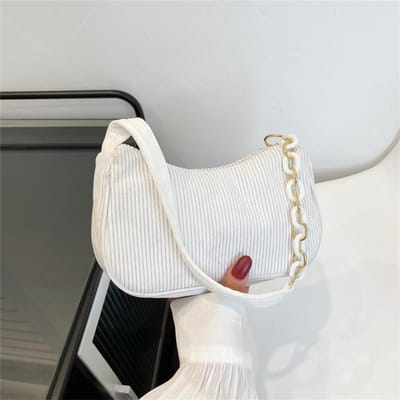 Mode Vintage Handtassen Dames Herfst Winter Corduroy Onderarmtas Rits Schouder Kleine Tassen Vrouwelijke Zachte Casual Clutch Handtas