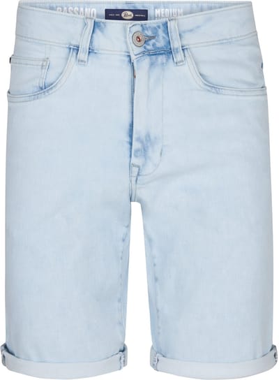 Petrol Industries - Heren Bassano Regular Jeansshort Shockwave - Blauw - Maat S