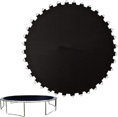 Trampoline Vervangmat - Springmat - Buiten Plezier - Waterdicht UV-bestendig - Diverse Maten - Zwart