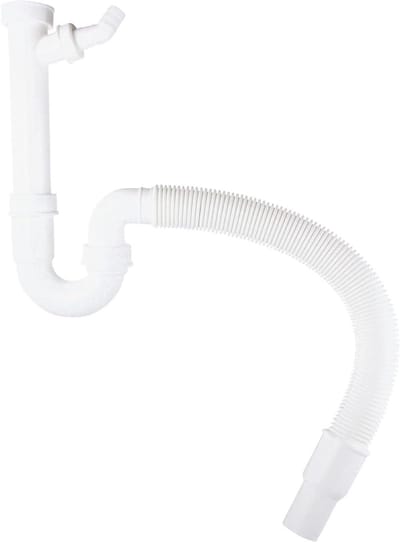 Pijp Geurval - Sifon Buisval - Keuken Afvoer - Flexibele Uitlaatpijp - Ø 13 x 40/50 mm - Kunststof