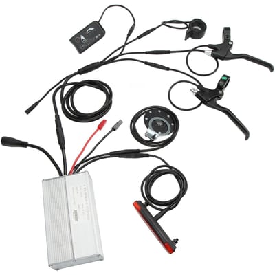 Elektrische Fiets 36V48V 30A Waterdichte Controller met S810 Display Kit voor 36V48V 1000W Motor black