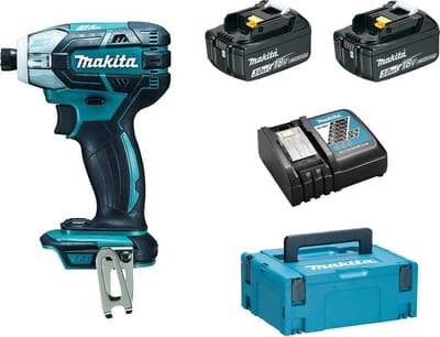 Makita DTS141RFJ 18V Li-Ion accu impuls slagschroevendraaier set (2x 3.0Ah accu) in Mbox - koolborstelloos