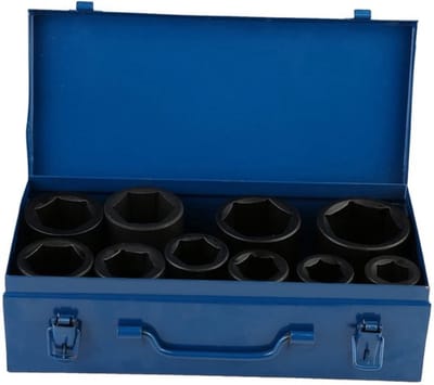 Allecto - Drive Impact Socket Set - 10-delige Dopsleutelset