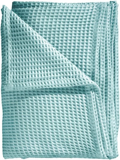 Heckettlane Sprei Wafel - Plaid - Sky Blue - 70% Gerecycled Katoen 30% Andere Vezel - 240x260 cm