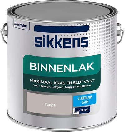 Sikkens - Binnenlak Zijdeglans - Taupe - Mengverf - 2,5 L