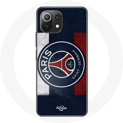 Coque - Paris Saint Germain - Xiaomi Mi 11 Lite - Souple - Protection - Logo PSG