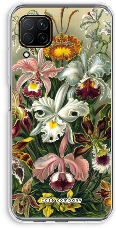 Case Company® - Hoesje geschikt voor Huawei P40 Lite hoesje - Haeckel Orchidae - Soft Cover Telefoonhoesje - Bescherming aan alle Kanten en Schermrand