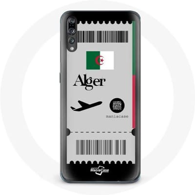 Coque pour Huawei P20 Billet d'avion Algerie