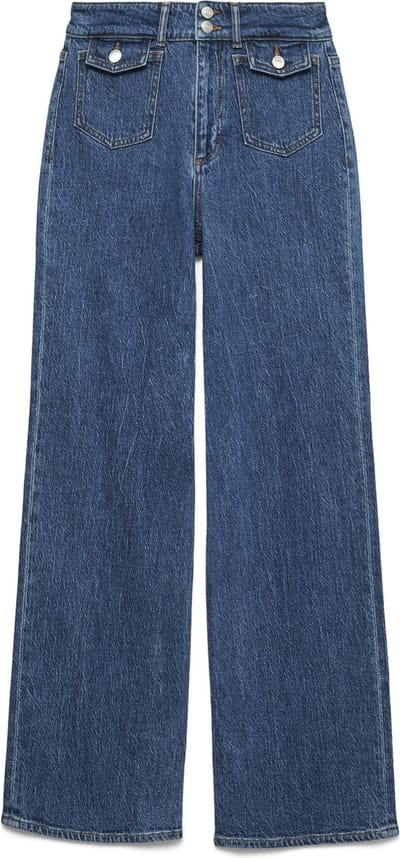 VERO MODA - VMTESSA HR WIDE POCKET JEANS RA3044 GA - Dames - Jeans