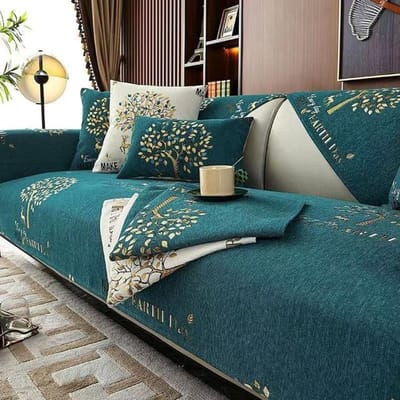 Pastorale Stijl Chenille Bank Handdoek Vier Seizoenen Universele Anti-Slip Banken Kussen Voor Woonkamer Fauteuil Bank Rugleuning Hoezen 30x50 pillowcase 1pc