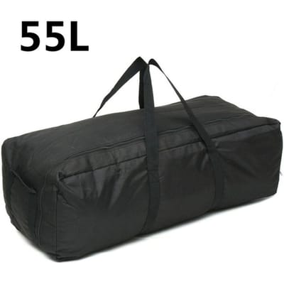 Opbergtas voor kampeeruitrusting Outdoor Reizen voor Heren Dames Bagage Reizen Duffel Rugzak Waterdicht Grote Wandelen Handtassen black