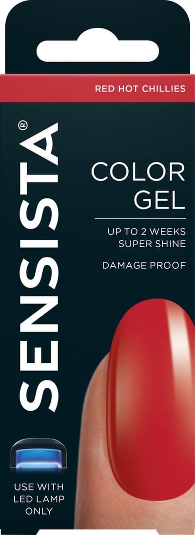 Sensista Color Gel - Red Hot Chillies - Gellak - Rood - 7.5ML - Gel nagellak voor LED Lamp